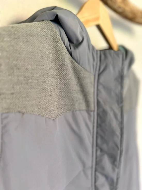 Carve Designs Quilted Vest - Cute Details - Blue/Gray - Picture 3 of 6